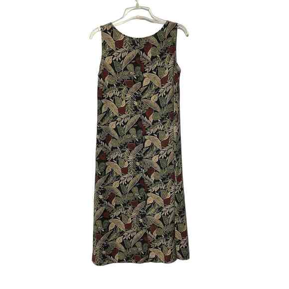 Robbie Bee Women's Silk Vintage Midi Tank Dress Size 10 Petite - Picture 7 of 10